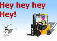 angry blue_eyes closed_mouth crying doll_(user) forklift pink_skin running variant:cryboy_soyjak variant:feraljak // 1484x1080, 29.7s // 13.1MB