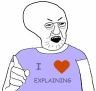 arm clothes glasses hand heart i_love open_mouth soyjak stubble tshirt variant:unknown // 496x471 // 20.9KB