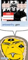 antiswarthy_(namefag) eskimo queen_of_spades rope slut_for_bbc speech_bubble variant:chudjak variant:cobson variant:soytan yellow_skin // 940x2000 // 633.8KB