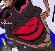 ai_generated brown_skin gooned_to_soytan_again_award jartycuck rap singing viggle // 1280x1192, 32.8s // 7.0MB