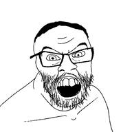 angry beard glasses hair nusak variant:feraljak // 1500x1500 // 29.2KB