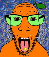 drugs froot lsd orange_skin psychedelic tongue tongue_out variant:dylanjak // 1502x1769 // 2.0MB