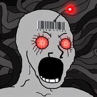 black_sclera cyborg grey_skin meta:tagme red_eyes robot sber science // 1024x1024 // 243.0KB