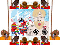1488 ack antifa bindi bjp black_skin brown_skin country flag flag:india flag:israel flag:lgbt_pride_flag flag:turkiye hanging india indian israel nigger sonnenrad swastika tbp turkiye turkroach variant:angry_soyjak variant:bernd variant:feraljak yellow_teeth // 1571x1183 // 1.5MB