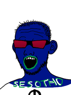 body_paint color ear flag:lesotho glasses green_lips hair kuz lesotho open_mouth stubble sunglasses variant:kuzjak // 810x1080 // 40.6KB