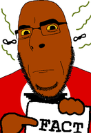 aztecchicano(namefag) black_eyes fact fact_sign flag:united_farm_workers flies glasses looking_at_you meta:namefags pointing pointing_at_object red_skin series:countryaryan_gem! sign soyjak stare stink_lines stinky stubble variant:cobson yellow_sclera // 775x1127 // 57.3KB