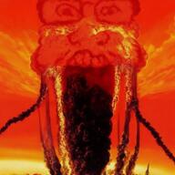 ai_generated artbreeder bomb explosion glasses mushroom_cloud nuclear open_mouth soyjak stubble variant:markiplier_soyjak // 1024x1024 // 1.3MB