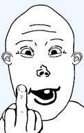 bald middle_finger no_glasses no_stubble transparent_background variant:vlodson // 640x1011 // 128.0KB