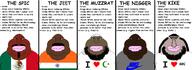 5soyjaks bbc beard black_skin brown_skin clothes fat goatee hat india islam judaism keffiyeh kike kippah mexico mustache nigger nike pajeet subvariant:meximutt_front3 text variant:meximutt wordswordswords // 1370x500 // 199.3KB