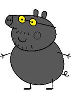 bald daddy_pig glasses meta:nas not_a_FUCKING_SOYJAK peppa_pig pig soot soot_colors soyjak_party stubble variant:daddy_pig // 196x258 // 3.4KB