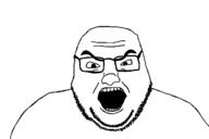 angry brimstone_winter bulgaria fat glasses open_mouth soyjak variant:burgerjak // 1200x800 // 8.9KB
