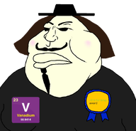 award clothes element fat hair hat mask moustache mustache series:elemental_mutts v_for_vendetta vanadium variant:meximutt // 888x849 // 45.7KB