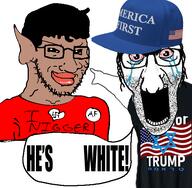 america_first amerimutt ear jewish_nose mutt nick_fuentes smug variant:el_perro_rabioso variant:soyak // 548x538 // 237.1KB