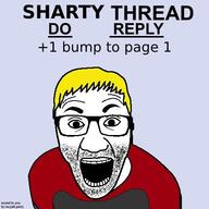 bump clothes glasses nate open_mouth soyjak soyjak_party stubble text variant:el_perro_rabioso yellow_hair // 500x500 // 37.2KB
