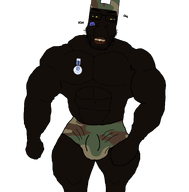 camouflage circus_2_(namefag) jax_pedo muscles muscular_male oekaki subvariant:chudplier transparent_background trend:slopjak variant:chudjak variant:markiplier_soyjak // 943x957 // 121.4KB
