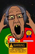 Hoag's_Object award brown_skin flag:portugal glasses jewishautismaward78_(namefag) portugal rotten_teeth stubble variant:ppp warning yellow_sclera yellow_teeth // 950x1474 // 891.4KB