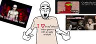 cruelty_squad fear_and_hunger i_heart_nigger i_love pointing variant:shirtjak video_game youtube // 1196x548 // 157.6KB
