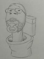 babyjak bald caca glasses skibidi skibidi_toilet stubble variant:gapejak // 4032x3024 // 1.9MB