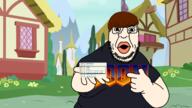 barneyfag big_lips clothes doom double_chin fat hair hand lee_goldson looking_at_you my_little_pony pointing variant:nopejeet // 1703x954 // 464.0KB