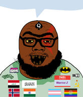 Warrior-Z(user) afghanistan asian batman bbc bnwo commie communism faggot flag flag:afghanistan flag:india flag:iraq flag:norway flag:transgender_pride_flag fnf friday_night_funkin' gay genre_defining hammer_and_sickle hello_my_name_is_(sticker) iraq islam kratos meta:revjak mudslim mudslime name_tag namefags nigger norway pajeet pisslam queen_of_spades red_star revjak rule34 shitskin slopjak speech_bubble speech_bubble_empty stinky sweating taliban tranny trans variant:bapjak // 587x682 // 214.7KB