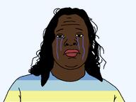 brown_skin clothes crying flag flag:minor_attracted_person flag_shirt hair long_hair map_(pedophile) nigger_lips no_glasses no_stubble pedophile red_lips retard sad shitskin subhuman variant:skajyosjak yellow_sclera // 1114x835 // 20.0KB