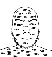 bald brapped_comment_section☣️☣️☣️_do_not_enter☣️☣️☣️ eye_see_you eyeball eyes multiple_eyes no_glasses nose stubble transparent_background variant:uncjak