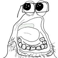 beard gem looking_at_you mouth open teeth variant:droolson // 1200x1200 // 120.5KB