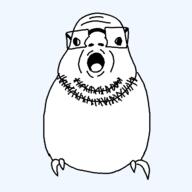 beard bird glasses nose open_mouth variant:budgiejak // 640x640 // 13.8KB
