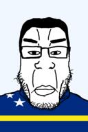 closed_mouth curacao flag flag:curaçao glasses hair lips merge netherlands neutral soyjak star_(symbol) stubble subvariant:chudplier transparent transparent_background variant:chudjak variant:markiplier_soyjak // 600x900 // 22.3KB