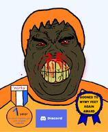 award blood brown_skin deflowered_dutch_dyke_(transexual) discord mymy ongezellig orange_hair red_eyes seethe seething subvariant:hunky_twink_sex_machine teeth variant:alicia zartycuck // 592x720 // 161.8KB