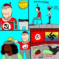 'toss 1488 black_skin blood brown_eyes communism dead feather gore hammer_and_sickle headband kate_(namefaggot) literal_who looking_at_you meta:namefags meta:not_oc murder native_american nazbol scalping shoe shop side_profile sitting stealing subvariant:metal_pipe_soytan subvariant:soyniqua subvariant:wholesome_soyjak sun swastika t50_eyes tan_skin toss total_nigger_death twitter variant:gapejak variant:soytan x xitter // 1488x1488 // 309.5KB