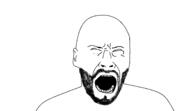 closed_eyes ear open_mouth soyjak stubble variant:unknown // 1376x792 // 23.7KB