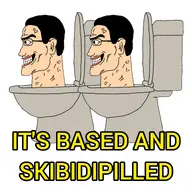 2soyjaks glasses gums jawline open_mouth series:its_based_and_christpilled side_profile skibidi skibidi_toilet subvariant:perceptive_chud subvariant:perceptive_chud_side teeth teeth_showing text toilet variant:chudjak // 1920x1920 // 430.7KB