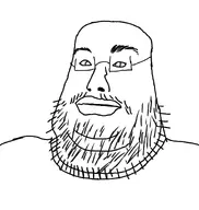 2026 bald beard_stubble big_lips brimstone_winter clothes eyebrows fat glasses idksterling lips meltmaxing obese triple_chin variant:meltson variant:unknown white_background white_shirt white_skin // 870x918 // 221.3KB