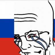 3d animated bloodshot_eyes country crying flag glasses moving open_mouth russia schizo soyjak stubble variant:soyak // 498x498 // 3.5MB