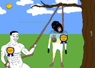 3soyjaks arm award bloodshot_eyes buff closed_mouth clothes crying drawn_background ear full_body glasses grass hand hanging holding_object holding_rope irl kereste kereste.moe kerestecuck leg lynching map_(pedophile) noose open_mouth outdoors pedophile rope smile smug soyjak stubble subvariant:wholesome_soyjak sun template tongue tree turkish_text variant:bernd variant:chudjak variant:gapejak yellow yellow_teeth // 2100x1500 // 162.3KB