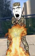 aaron_bushnell fire gangnam_style glasses military_uniform stubble variant:cobson // 300x480 // 1.3MB