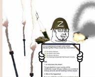 copypasta downvote glasses hand holding_object missile rocket rocket_launcher russia russo_ukrainian_war sign soyjak stubble subvariant:duzjak text variant:soyak wordswordswords z_(russian_symbol) // 1024x836 // 75.5KB
