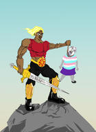 2soyjaks angry arm art aryan black_skin blond bloodshot_eyes brown_skin chud closed_mouth clothes crying ear full_body glasses hair hanging holding_object holding_rope holding_sword iron_cross lynching muscles mustache open_mouth purple_hair redraw rope shoe sonnenrad soyjak stubble swastika sword tongue total_nigger_death total_tranny_death tranny variant:bernd variant:chudjak weapon white_skin yellow_hair yellow_teeth ywnbaw ywnbawf // 1804x2466 // 1.2MB