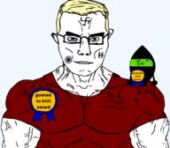 award awards battle_for_dream_island bfdi blond blue_eyes gooned_to_bfdi_award hijab sonnenrad subvariant:chudjak_front subvariant:muscular_chud swastika swastikas,tattoos tattoo tattoos thunderbolt trend:aryan variant:chudjak white_skin wife // 1059x929 // 77.9KB