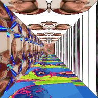 2019 3dgifmaker animated beard closed_mouth clothes distorted ext=gif fat fat_duel glasses irl open_mouth red_tshirt schizo soyboy subvariant:fatjak_irl tshirt variant:fatjak // 250x250 // 1.4MB