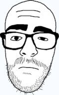closed_mouth glasses soyjak stubble variant:unknown // 360x579 // 10.2KB