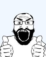 angry hand hands_up happy i_hate i_heart i_love love open_mouth subvariant:science_lover template variant:markiplier_soyjak // 1080x1350 // 125.8KB