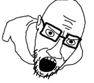 black_adam clothes ear glasses open_mouth rock soyjak stubble the variant:unknown // 669x590 // 36.6KB