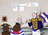 argentina argentina_flag aryan battle beret black_skin blockade blue_eyes britain british buff closed_mouth clothes cockroach confederacion_argentina dark_skin flag france giuseppe_garibaldi hair hat history holding_flag ireland italy italy_flag nigger open_mouth smug stubble subvariant:muscular_chud2 subvariant:slutson unitarians variant:chudjak variant:cobson variant:markiplier_soyjak variant:meximutt vein war wikipedia william_brown // 4003x2954 // 9.6MB