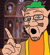 bald blue_eyes clothes ear finger glasses hand hat morshu open_mouth store stubble variant:gunsjak white_skin // 597x658 // 245.1KB