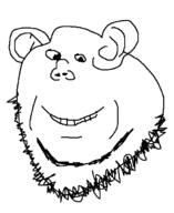 closed_mouth ear oekaki smile soyjak stubble variant:impish_soyak_ears // 497x609 // 25.4KB