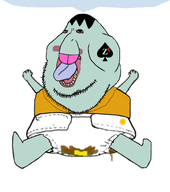 black_hair blue_skin crying diaper kurdish_sun meta:namefags penis_nose piss poop squidward subvariant:pissbaby tear_stream trevor(user) trevor_stop_spamming_you_nigger variant:impish_soyak_ears variant:meximutt warrior-z_(user) // 1319x1488 // 524.4KB