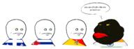 aryan black_skin blue_eyes brown_skin cuba fallenchungus india lips nigger puffy_lips quebec red_lips shitskin sicily variant:meximutt yellow_hair yellow_sclera // 1433x526 // 76.3KB