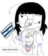 flag:israel jewish_nose judaism junibooru_(user) subvariant:wholesome_soyjak tranny_artstyle transheart variant:gapejak // 1207x1400 // 388.6KB